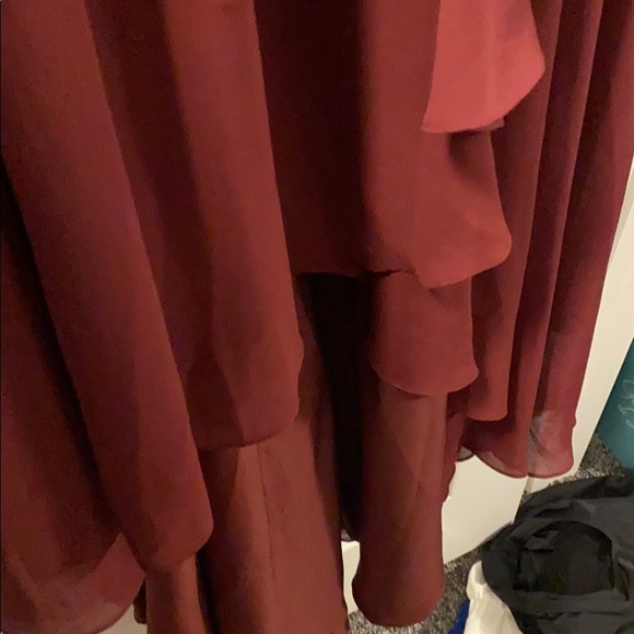 ISO Azazie Mathilda Bridesmaid Dress in Cabernet - Picture 8 of 8